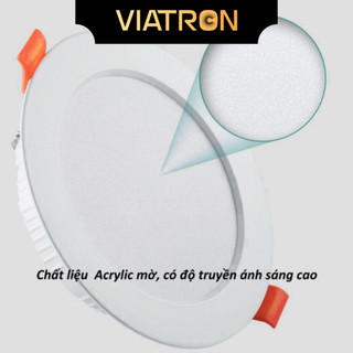 Đèn Led Âm Trần Nguồn Liền Trắng Tinh Công Suất 5W 9W 12W| Đèn Mắt Trâu Âm Trần BH 2 Năm
