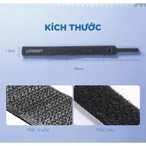 Dây dán Velcro Jisulife làm gọn dây sạc quạt