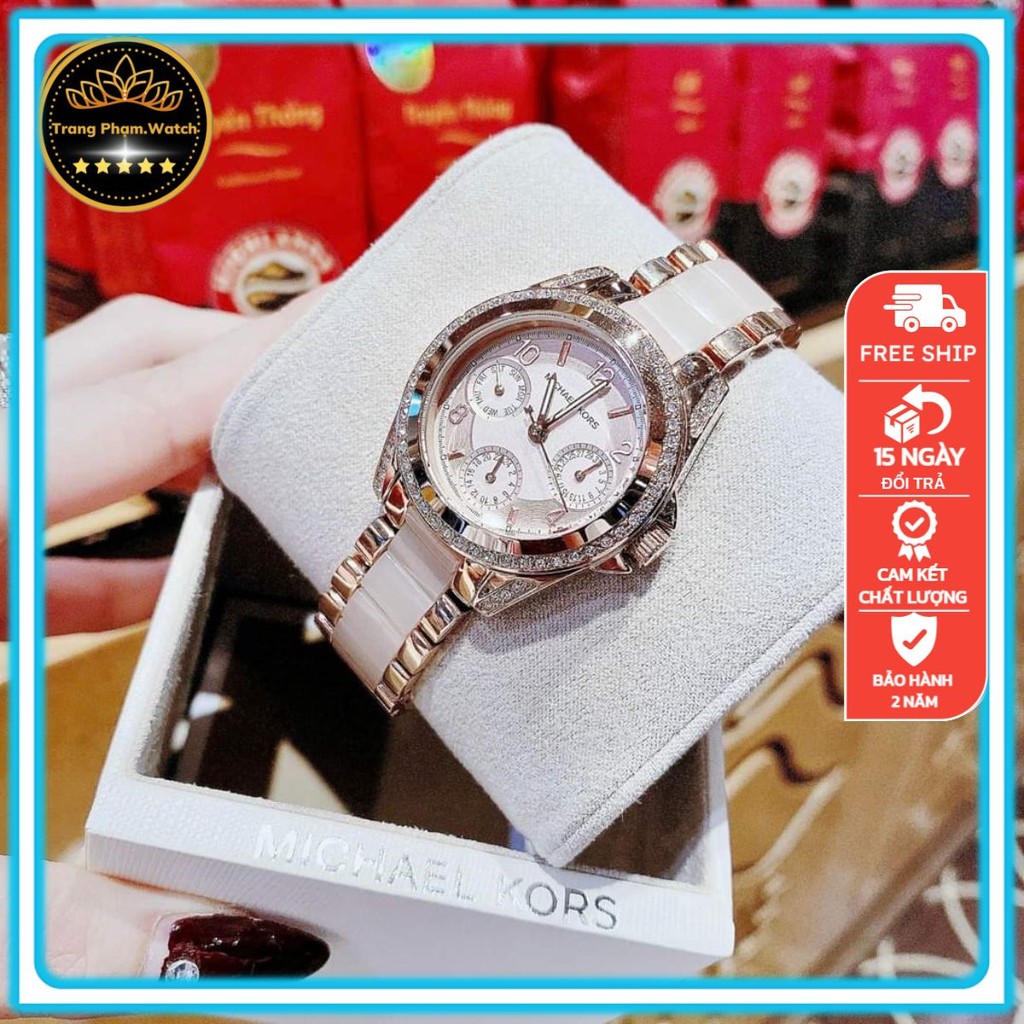 Đồng Hồ Nữ Michael Kors MK6175 Màu Rose Gold cực xinh size 32mm ...