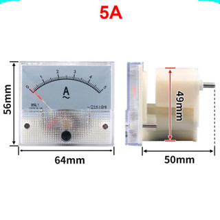 Ampe kế kim hiển thị dòng điện AC 1A - 50A