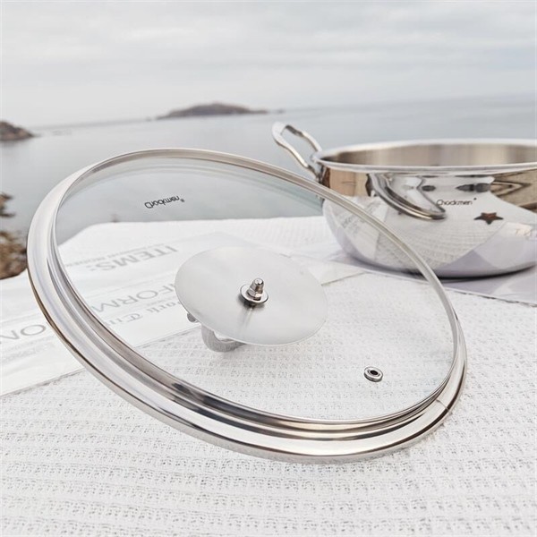 Nồi Canh Chockmen Nồi Lẩu Nhỏ Inox Cao Cấp Dùng Bếp Từ, Nồi Inox Có Nắp Chockmen CKM102 CKM111