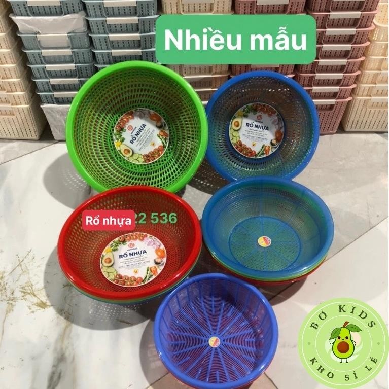 COMBO 3 Rổ rửa rau, rổ đựng hoa quả, rổ đựng rau nhiều kích thước nhựa ...