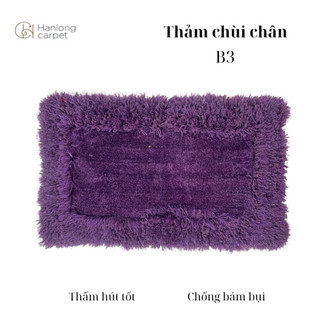 [H] Thảm chùi chân B3 siêu thấm nước, siêu mềm mượt, chống trơn trượt thích hợp để decor phòng ngủ 2