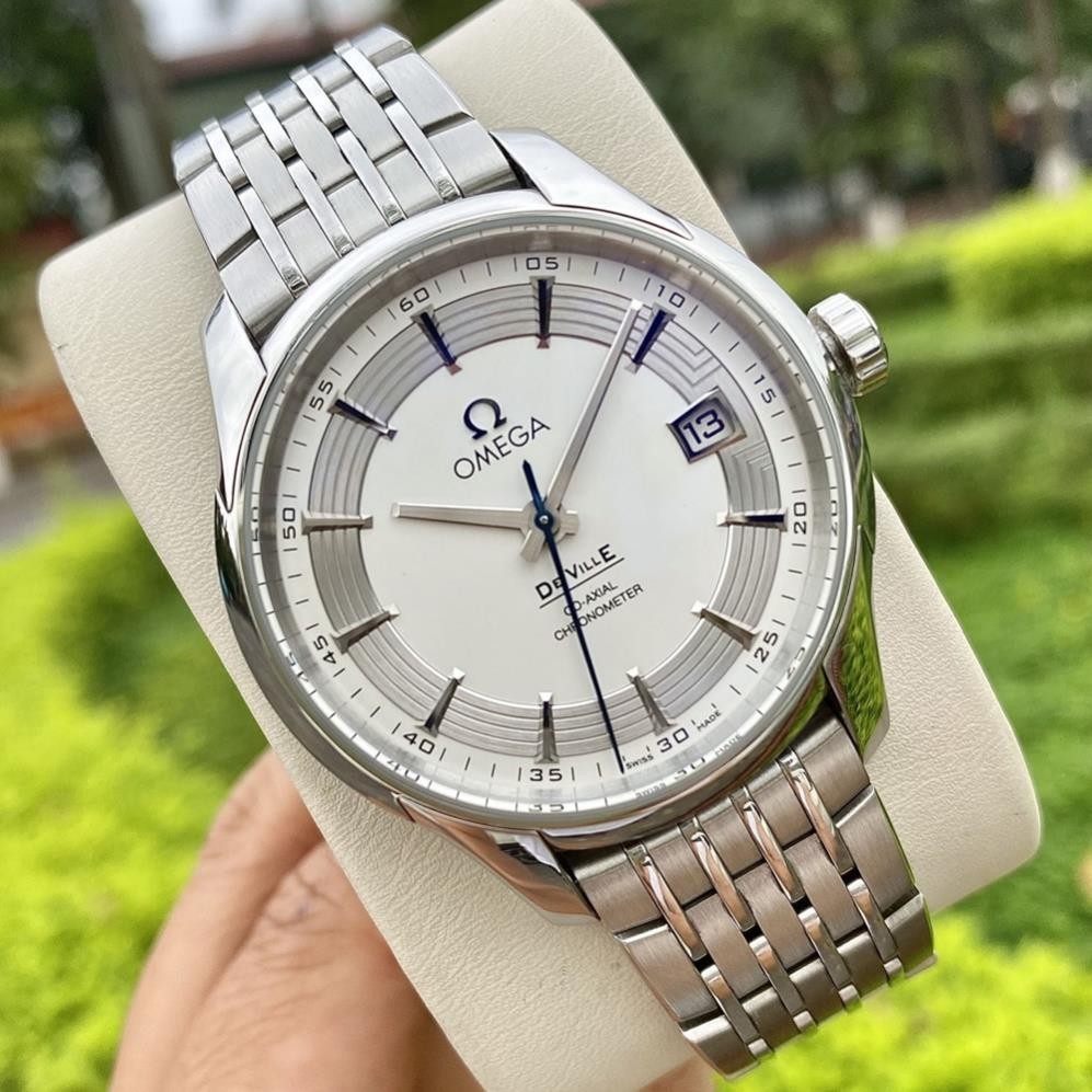 Đồng Hồ Nam Cao Cấp Chính Hãng Dây Thép Đúc Mặt Kính Saphie Khoá Liền ...