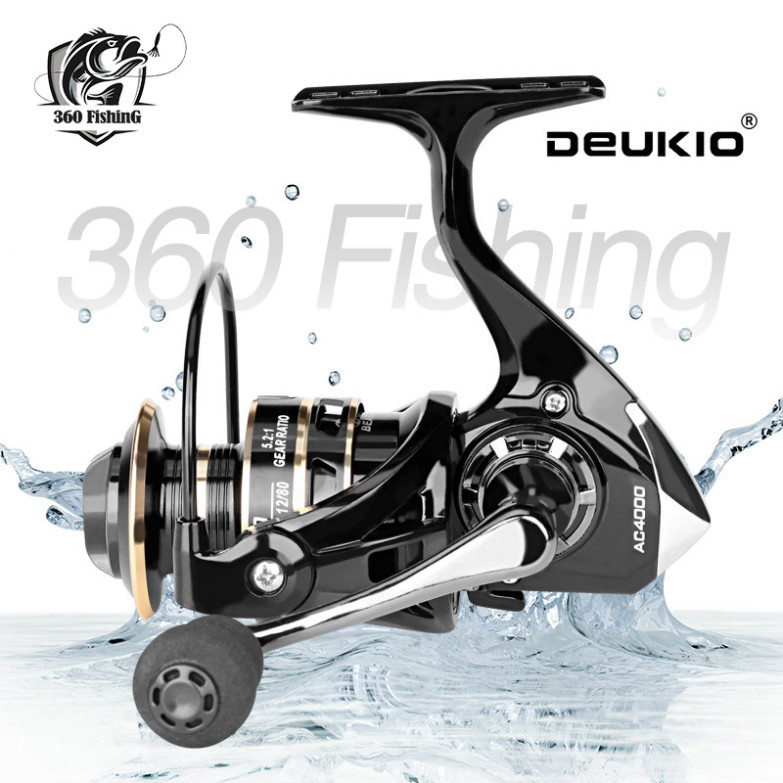 Máy Câu Kim Loại Deukio AC Máy Câu Đứng Câu Lure, Máy Câu Cá 2000-7000 5645hfga2345678