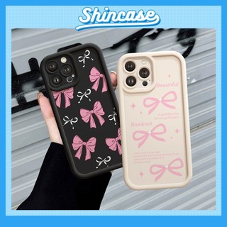 Ốp Lưng iPhone Camera Viền Cao Pink Bow Mềm Chống Sốc, Cao Cấp - iP 7/8/X/XS/XR/11/12/13/14/15/16/17/Plus/Air/Pro/Max