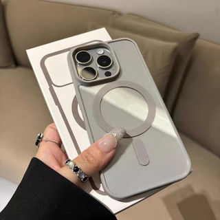 Ốp Lưng Iphone Trong Suốt Sạc Từ Tính , Chống Sốc, Bảo Vệ Camera - iP 7/8/X/XS/11/12/13/14/15/16/17/Plus/Pro/Max/Air