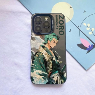Ốp Lưng iPhone Zoro Luffy IMD Cứng Nhám, Siêu Chống Sốc, Bảo Vệ Camera - iP 7/8/X/XS/11/12/13/14/15/16/17/Plus/Pro/Max