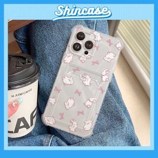 Ốp Lưng iPhone Jump Rabbit Silicon Dẻo Đựng Thẻ, Chống Sốc,Bảo Vệ Camera - iP 7/8/X/XS/11/12/13/14/15/16/17/Plus/Pro/Max