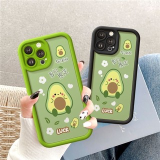 Ốp Lưng iPhone Camera Viền Cao Bơ Cute Chống Sốc Cao Cấp - iP 7/8/X/XS/XR/11/12/13/14/15/16/17/Plus/Air/Pro/Max