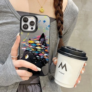 Ốp Lưng iPhone Color Cat IMD Cứng Nhám, Siêu Chống Sốc, Bảo Vệ Camera -iP 7/8/X/XS/11/12/13/14/15/16/17/Plus/Pro/Max/Air