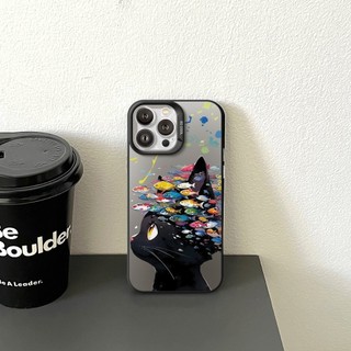 Ốp Lưng iPhone Color Cat IMD Cứng Nhám, Siêu Chống Sốc, Bảo Vệ Camera -iP 7/8/X/XS/11/12/13/14/15/16/17/Plus/Pro/Max/Air