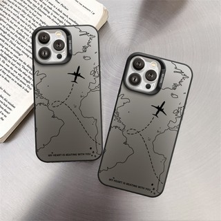 Ốp Lưng iPhone Máy Bay IMD Cứng Nhám, Siêu Chống Sốc, Bảo Vệ Camera - iP 7/8/X/XS/11/12/13/14/15/16/17/Plus/Pro/Max/Air