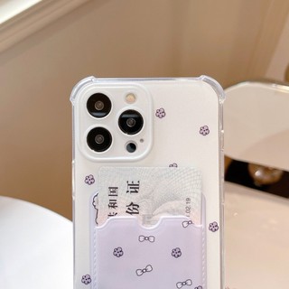 Ốp Lưng iPhone Cún Trắng Silicon Dẻo Đựng Thẻ, Chống Sốc, Bảo Vệ Camera - iP 7/8/X/XS/11/12/13/14/15/16/17/Plus/Pro/Max