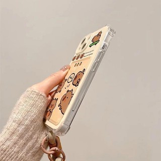 Ốp Lưng iPhone Capy Boi Silicon Dẻo Đựng Thẻ, Chống Sốc, Bảo Vệ Camera iP 7/8/X/XS/11/12/13/14/15/16/17/Plus/Pro/Max/Air