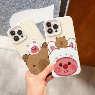 Ốp Lưng iPhone Mềm Thân Thiện Môi Trường Capybara Chống Sốc, Bảo Vệ Cam - iP 7/8/X/XS/11/12/13/14/15/16/17/Plus/Pro/Max