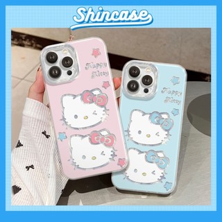 Ốp Lưng iPhone Silicon Lovely Cat Ánh Bạc, Chống Sốc, Bảo Vệ Camera - iP X/XS/XR/11/12/13/14/15/16/17/Plus/Air/Pro/Max