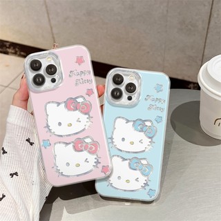 Ốp Lưng iPhone Silicon Lovely Cat Ánh Bạc, Chống Sốc, Bảo Vệ Camera - iP X/XS/XR/11/12/13/14/15/16/17/Plus/Air/Pro/Max