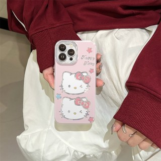Ốp Lưng iPhone Silicon Lovely Cat Ánh Bạc, Chống Sốc, Bảo Vệ Camera - iP X/XS/XR/11/12/13/14/15/16/17/Plus/Air/Pro/Max