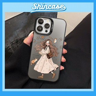 Ốp Lưng iPhone Tóc Nâu IMD Cứng Nhám, Siêu Chống Sốc, Bảo Vệ Camera - iP 7/8/X/XS/11/12/13/14/15/16/17/Plus/Pro/Max/Air