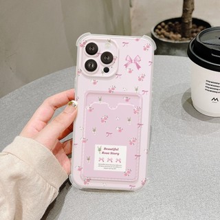 Ốp Lưng iPhone Rose Story Silicon Dẻo Đựng Thẻ, Chống Sốc,Bảo Vệ Camera - iP 7/8/X/XS/11/12/13/14/15/16/17/Plus/Pro/Max