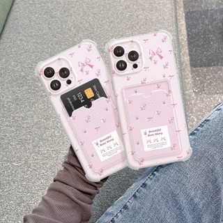 Ốp Lưng iPhone Rose Story Silicon Dẻo Đựng Thẻ, Chống Sốc,Bảo Vệ Camera - iP 7/8/X/XS/11/12/13/14/15/16/17/Plus/Pro/Max