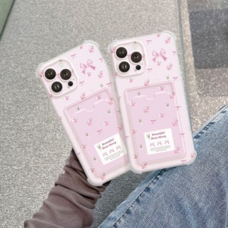 Ốp Lưng iPhone Rose Story Silicon Dẻo Đựng Thẻ, Chống Sốc,Bảo Vệ Camera - iP 7/8/X/XS/11/12/13/14/15/16/17/Plus/Pro/Max