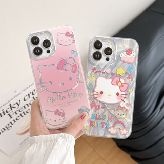 Ốp Lưng iPhone Silicon Color Cat Ánh Bạc, Chống Sốc, Bảo Vệ Camera - iP 8/X/XS/XR/11/12/13/14/15/16/17/Plus/Air/Pro/Max
