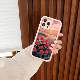 Ốp Lưng iPhone Camera Viền Cao Summer Rose Mềm Chống Sốc, Cao Cấp - iP 7/8/X/XS/XR/11/12/13/14/15/16/17/Plus/Air/Pro/Max
