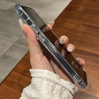 Ốp Lưng iPhone Trong Suốt Hỗ Trợ Sạc Từ Tính Không Dây, Chống Sốc, Bảo Vệ Camera iP X/XS/11/12/13/14/15/16/17/Pro/Max