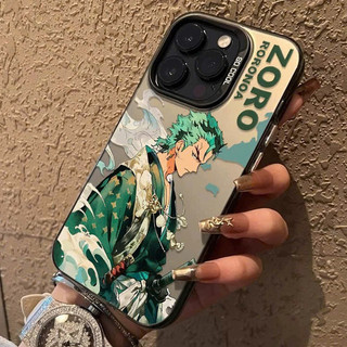Ốp Lưng iPhone Luffy Zoro IMD Cứng Nhám, Siêu Chống Sốc, Bảo Vệ Camera - iP 7/8/X/XS/11/12/13/14/15/16/17/Plus/Pro/Max