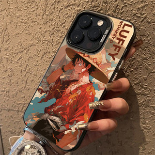Ốp Lưng iPhone Luffy Zoro IMD Cứng Nhám, Siêu Chống Sốc, Bảo Vệ Camera - iP 7/8/X/XS/11/12/13/14/15/16/17/Plus/Pro/Max