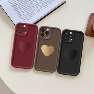 Ốp Lưng iPhone Camera Viền Cao Love Heart Mềm Chống Sốc, Cao Cấp - iP 7/8/X/XS/XR/11/12/13/14/15/16/17/Plus/Air/Pro/Max