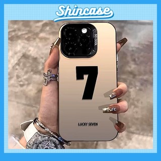 Ốp Lưng iPhone Lucky seven IMD Cứng Nhám, Siêu Chống Sốc,Bảo Vệ Camera iP 7/8/X/XS/11/12/13/14/15/16/17/Plus/Pro/Max/Air