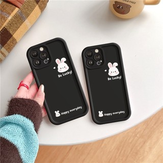 Ốp Lưng iPhone Camera Viền Cao Rabbit Lucky Mềm Chống Sốc Cao Cấp - iP 7/8/X/XS/XR/11/12/13/14/15/16/17/Plus/Air/Pro/Max