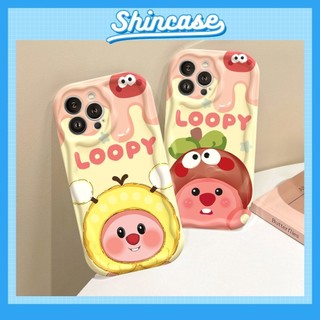 Ốp Lưng iPhone Loopy Viền Sóng Nổi, Chống Sốc, Bảo Vệ Camera - iP 7/8/X/XS/11/12/13/14/15/16/17/Plus/Pro/Max/Air