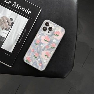 Ốp Lưng iPhone Silicon Blink Flower Ánh Bạc, Chống Sốc, Bảo Vệ Camera - iP X/XS/XR/11/12/13/14/15/16/17/Plus/Air/Pro/Max