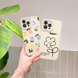 Ốp Lưng iPhone Mềm Thân Thiện Môi Trường Nice Flower Chống Sốc, Bảo Vệ Cam-iP 7/8/X/XS/11/12/13/14/15/16/17/Plus/Pro/Max