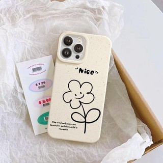 Ốp Lưng iPhone Mềm Thân Thiện Môi Trường Nice Flower Chống Sốc, Bảo Vệ Cam-iP 7/8/X/XS/11/12/13/14/15/16/17/Plus/Pro/Max