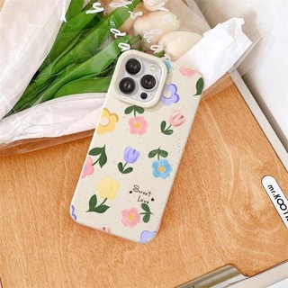 Ốp Lưng iPhone Mềm Thân Thiện Môi Trường Nice Flower Chống Sốc, Bảo Vệ Cam-iP 7/8/X/XS/11/12/13/14/15/16/17/Plus/Pro/Max