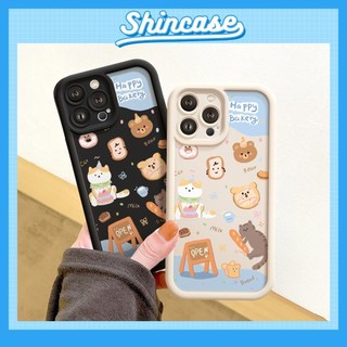 Ốp Lưng iPhone Camera Viền Cao Happy Bakery Mềm Chống Sốc, Cao Cấp - iP X/XS/XR/11/12/13/14/15/16/17/Plus/Air/Pro/Max