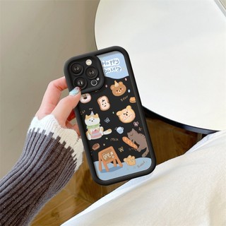 Ốp Lưng iPhone Camera Viền Cao Happy Bakery Mềm Chống Sốc, Cao Cấp - iP X/XS/XR/11/12/13/14/15/16/17/Plus/Air/Pro/Max
