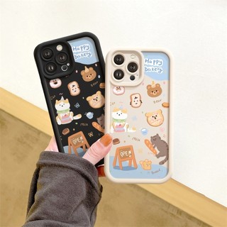 Ốp Lưng iPhone Camera Viền Cao Happy Bakery Mềm Chống Sốc, Cao Cấp - iP X/XS/XR/11/12/13/14/15/16/17/Plus/Air/Pro/Max