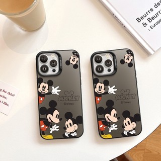 Ốp Lưng iPhone Mickey IMD Cứng Nhám, Siêu Chống Sốc, Bảo Vệ Camera - iP 7/8/X/XS/11/12/13/14/15/16/17/Plus/Pro/Max/Air