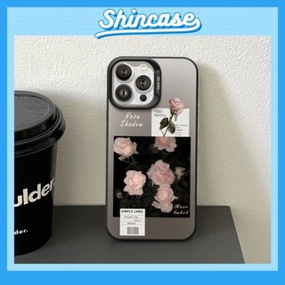 Ốp Lưng iPhone Simple Rose IMD Cứng Nhám, Siêu Chống Sốc,Bảo Vệ Camera iP 7/8/X/XS/11/12/13/14/15/16/17/Plus/Pro/Max/Ai