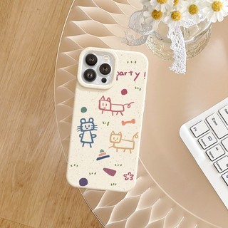 Ốp Lưng iPhone Mềm Thân Thiện Môi Trường Thỏ Mèo Chống Sốc, Bảo Vệ Camera -iP 7/8/X/XS/11/12/13/14/15/16/17/Plus/Pro/Max