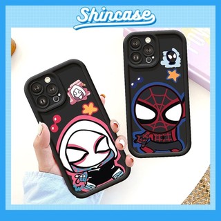 Ốp Lưng iPhone Camera Viền Cao Chibi Spider Mềm Chống Sốc, Cao Cấp - iP X/XS/XR/11/12/13/14/15/16/17/Plus/Air/Pro/Max