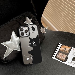 Ốp Lưng iPhone Black Cat IMD Cứng Nhám, Siêu Chống Sốc, Bảo Vệ Camera -iP 7/8/X/XS/11/12/13/14/15/16/17/Plus/Pro/Max/Air
