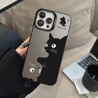 Ốp Lưng iPhone Black Cat IMD Cứng Nhám, Siêu Chống Sốc, Bảo Vệ Camera -iP 7/8/X/XS/11/12/13/14/15/16/17/Plus/Pro/Max/Air