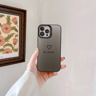 Ốp Lưng iPhone In love IMD Cứng Nhám, Siêu Chống Sốc, Bảo Vệ Camera - iP 7/8/X/XS/11/12/13/14/15/16/17/Plus/Pro/Max/Air